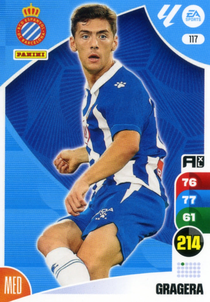 Panini Adrenalyn XL La Liga 2024/2025 - #117 - GRAGERA - ESPAÑOL - 1ª Edición, Cromo RAW
