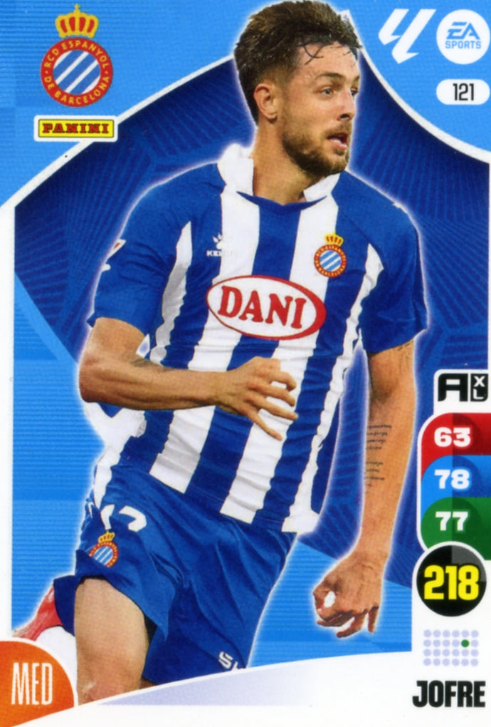 Panini Adrenalyn XL La Liga 2024/2025 - #121 - JOFRE - ESPAÑOL - 1ª Edición, Cromo RAW