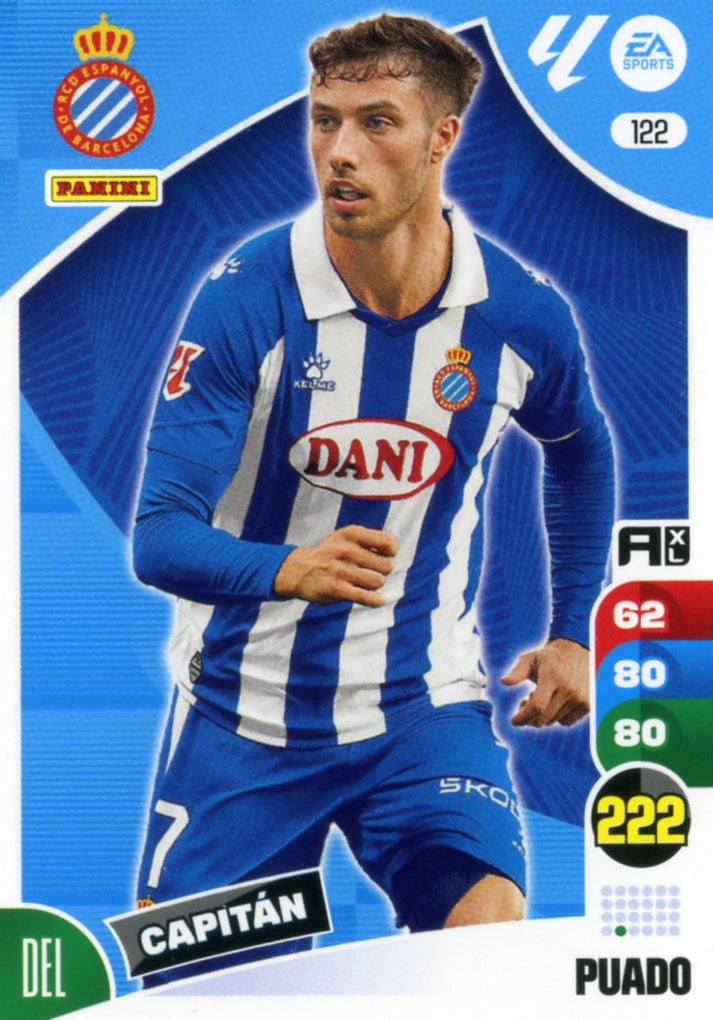 Panini Adrenalyn XL La Liga 2024/2025 - #122 - PUADO - ESPAÑOL - 1ª Edición, Cromo RAW