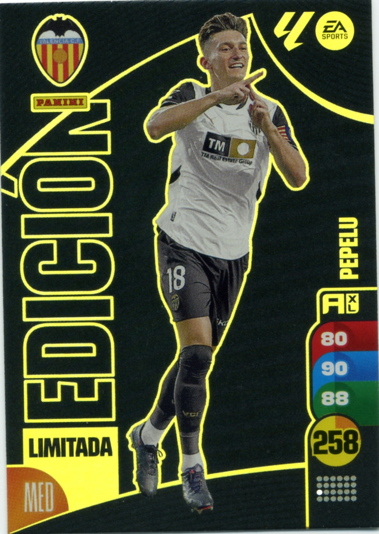 Panini Adrenalyn XL La Liga 2024/2025 - PEPELU - Edición Limitada - Cromo RAW