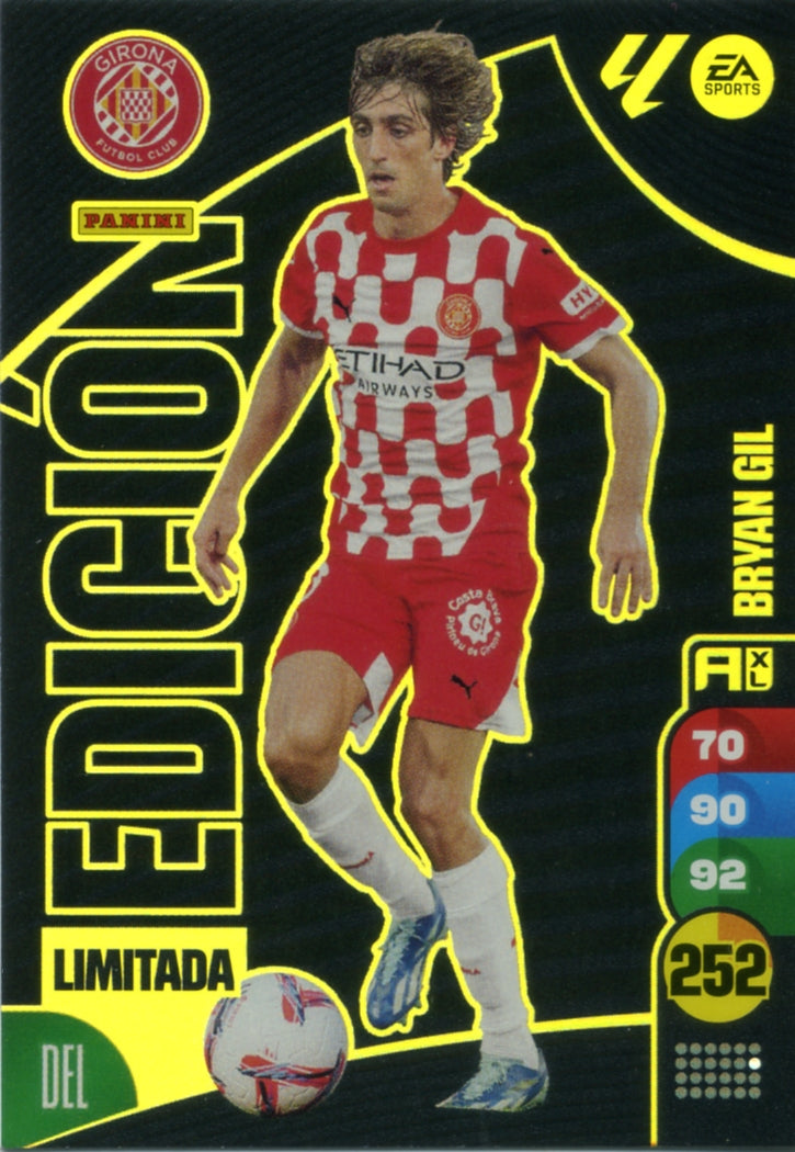 Panini Adrenalyn XL La Liga 2024/2025 - BRYAN GIL - Edición Limitada - Cromo RAW