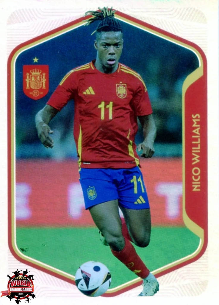 #PCESP060 | Panini | Carrefour España | 2026 | Nico Williams | España | Silver Paralell
