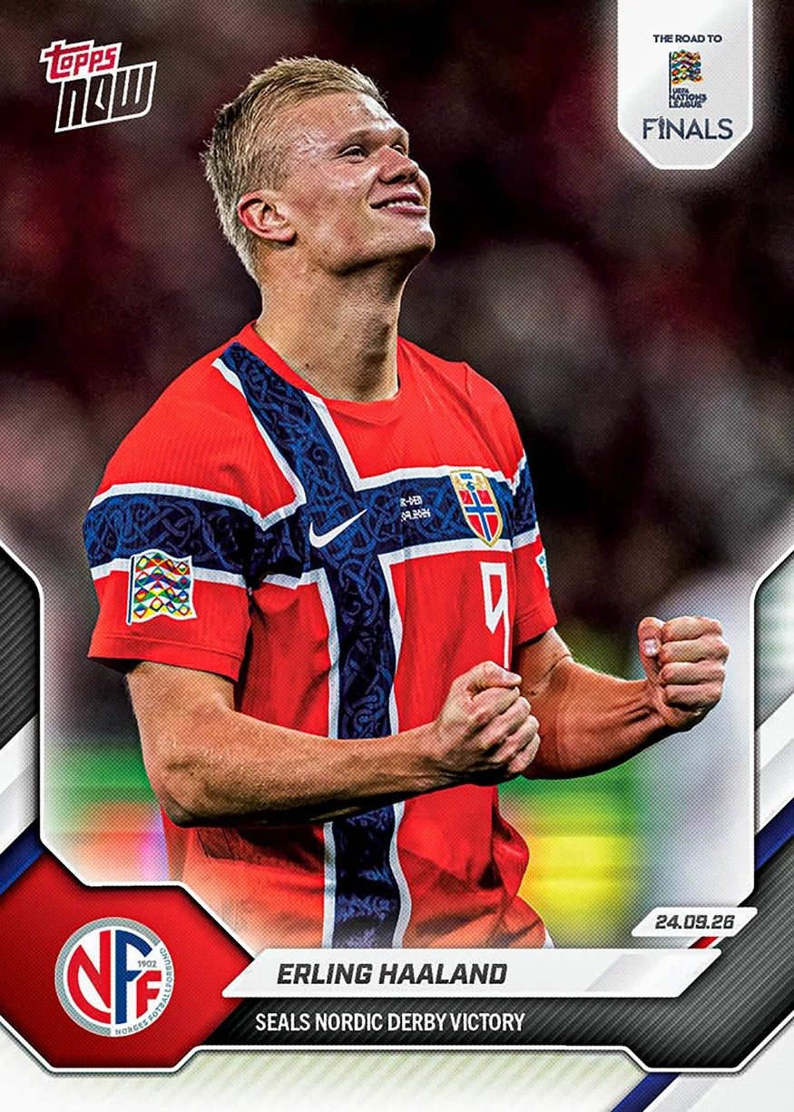 2026-27 | Topps | Now | UNL | #001 | Erling Haaland | Base