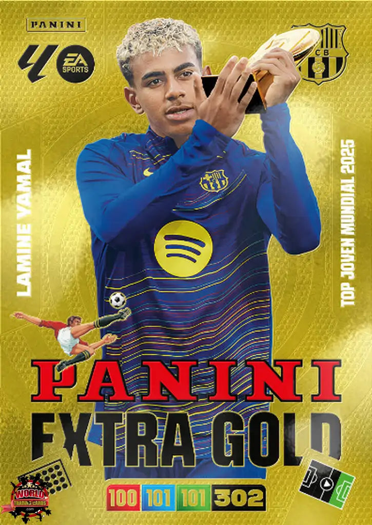 Football Trading Card-Lamine Yamal-FC Barcelona-Panini Adrenalyn