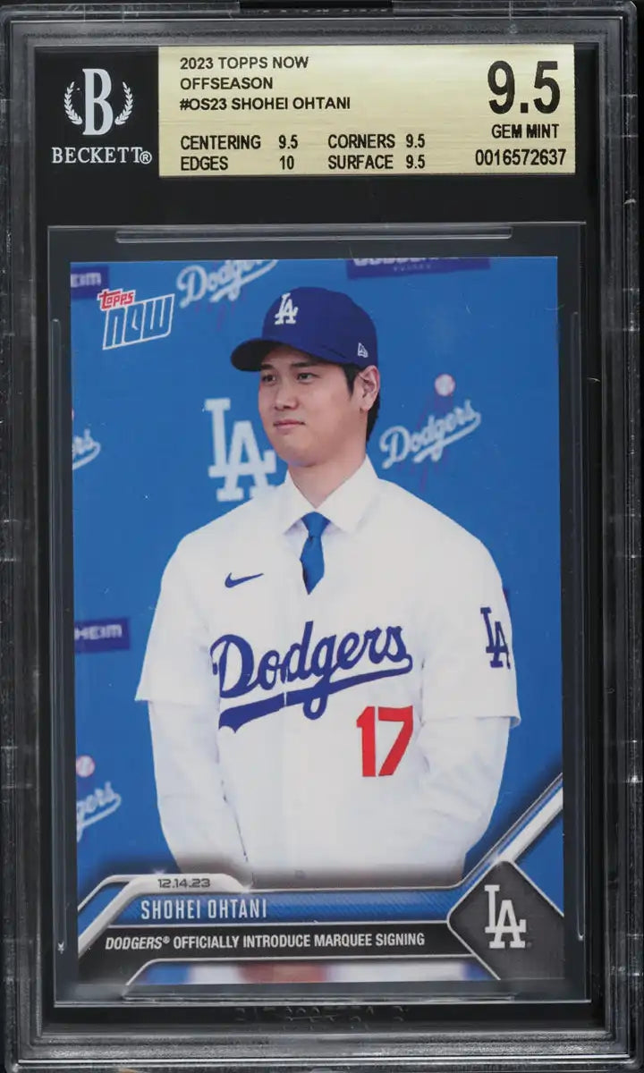 Shohei Ohtani - 2023 - Topps Now MLB - #OS23 - Dodgers - BGS 10 - World Trading Cards