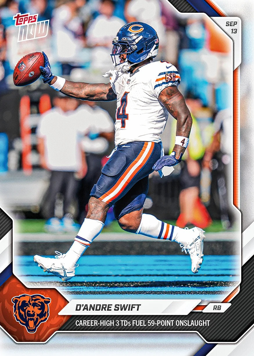 2026 | Topps | Now | NFL | #012 | D'Andre Swift | Base