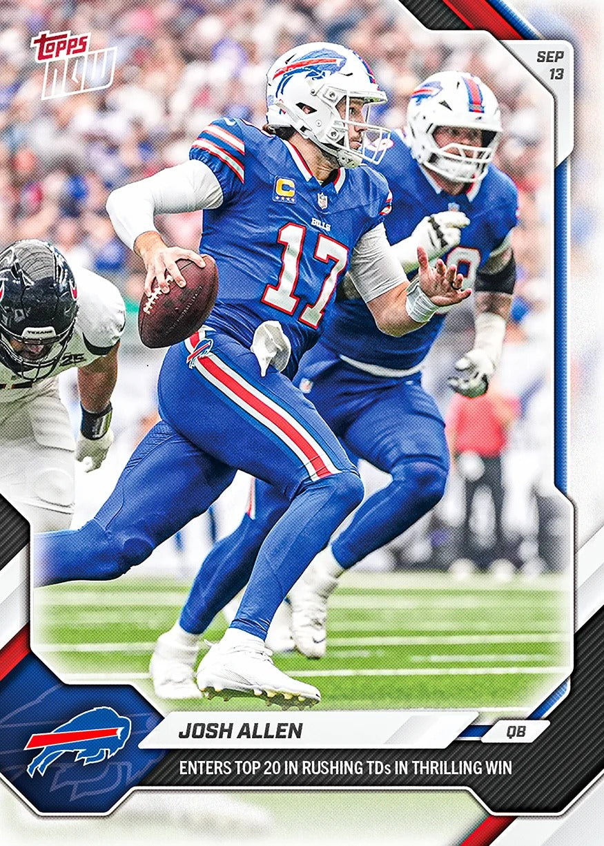 2026 | Topps | Now | NFL | #013 | Josh Allen | Base