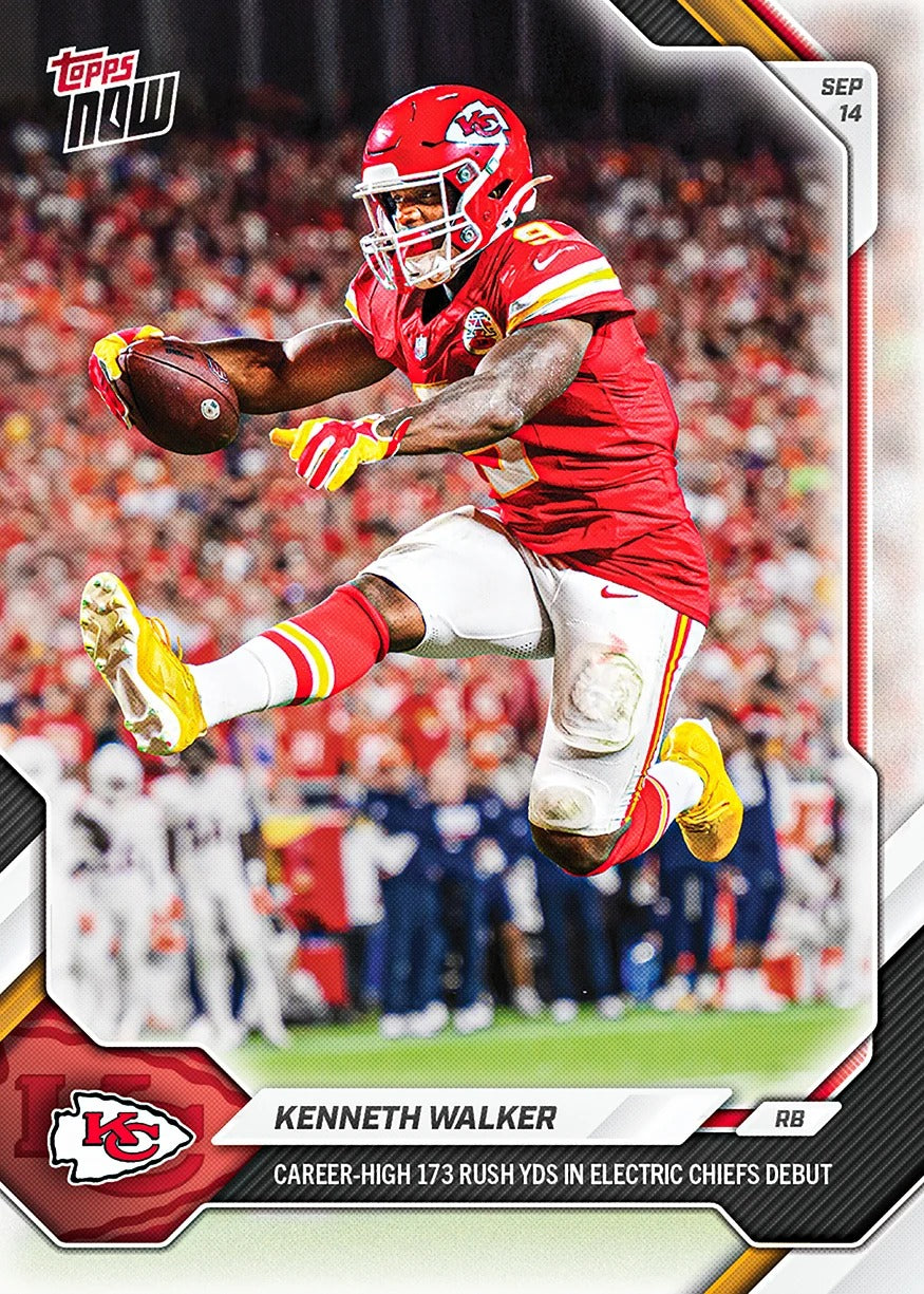 2026 | Topps | Now | NFL | #017 | Kenneth Walker | Base