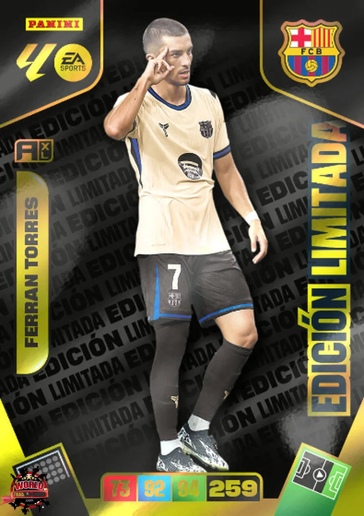 Ferran Torres - Barcelona - Panini Adrenalyn XL - 2025-2026 - SP - Edición Limitada