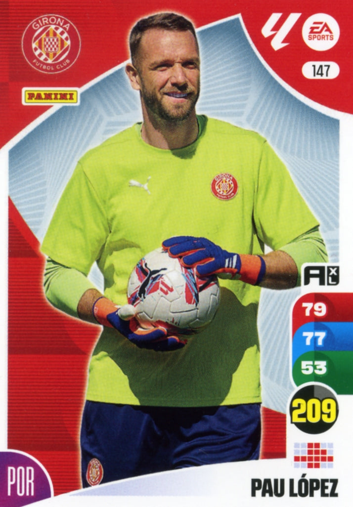 Panini Adrenalyn XL La Liga 2024/2025 - #147 - PAU LÓPEZ - GIRONA - 1ª Edición, Cromo RAW