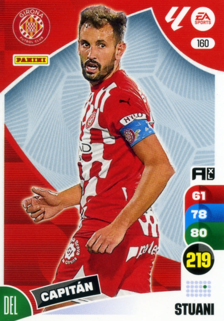 Panini Adrenalyn XL La Liga 2024/2025 - #160 - STUANI - GIRONA - 1ª Edición, Cromo RAW