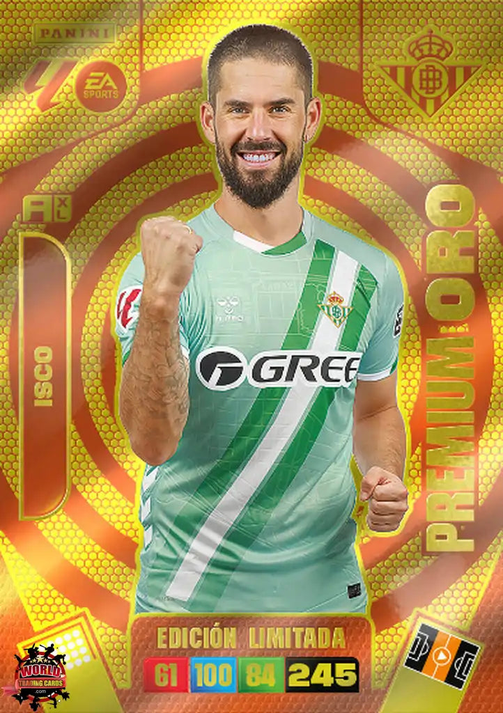 Isco - Real Betis - Panini Adrenalyn XL - 2025-2026 - SPO - Edición Limitada - Premium Oro