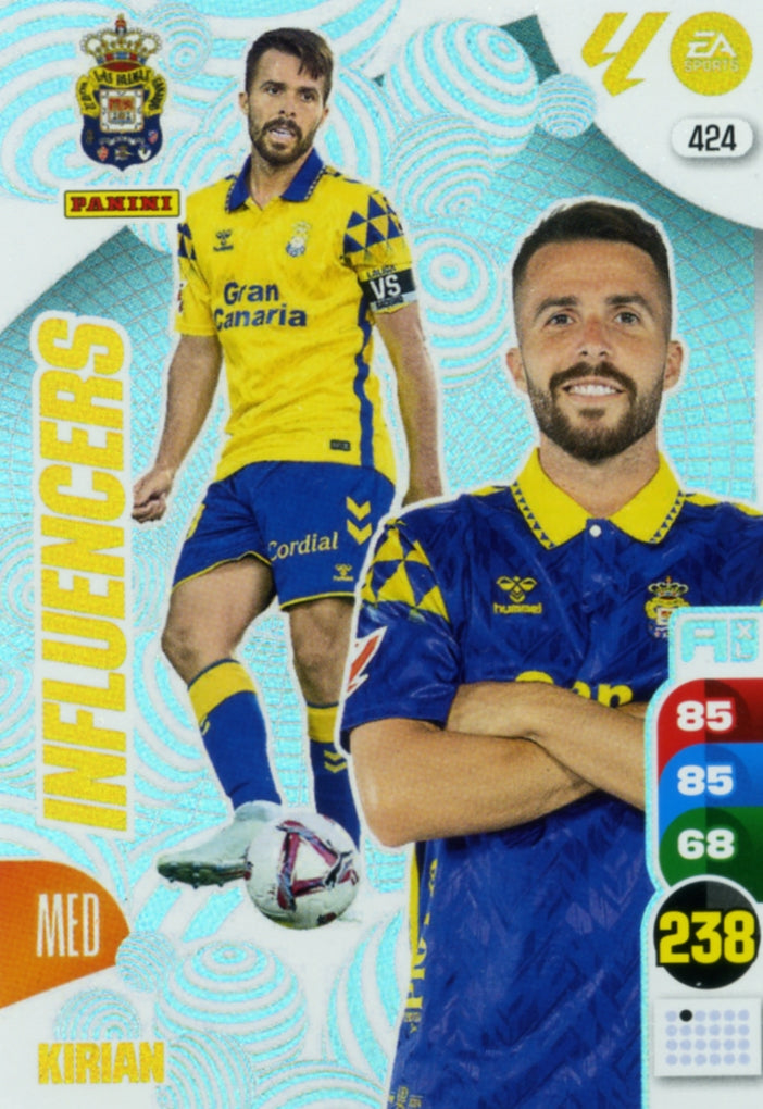 Panini Adrenalyn XL La Liga 2024/2025 - #424 - INFLUENCERS - KIRIAN - 1ª Edición, Cromo RAW
