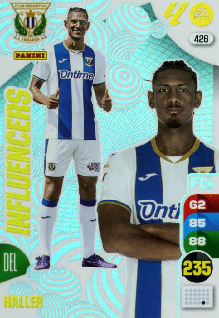 Panini Adrenalyn XL La Liga 2024/2025 - #426 - INFLUENCERS - HALLER - 1ª Edición, Cromo RAW