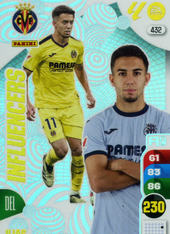 Panini Adrenalyn XL La Liga 2024/2025 - #432 - INFLUENCERS - ILIAS - 1ª Edición, Cromo RAW