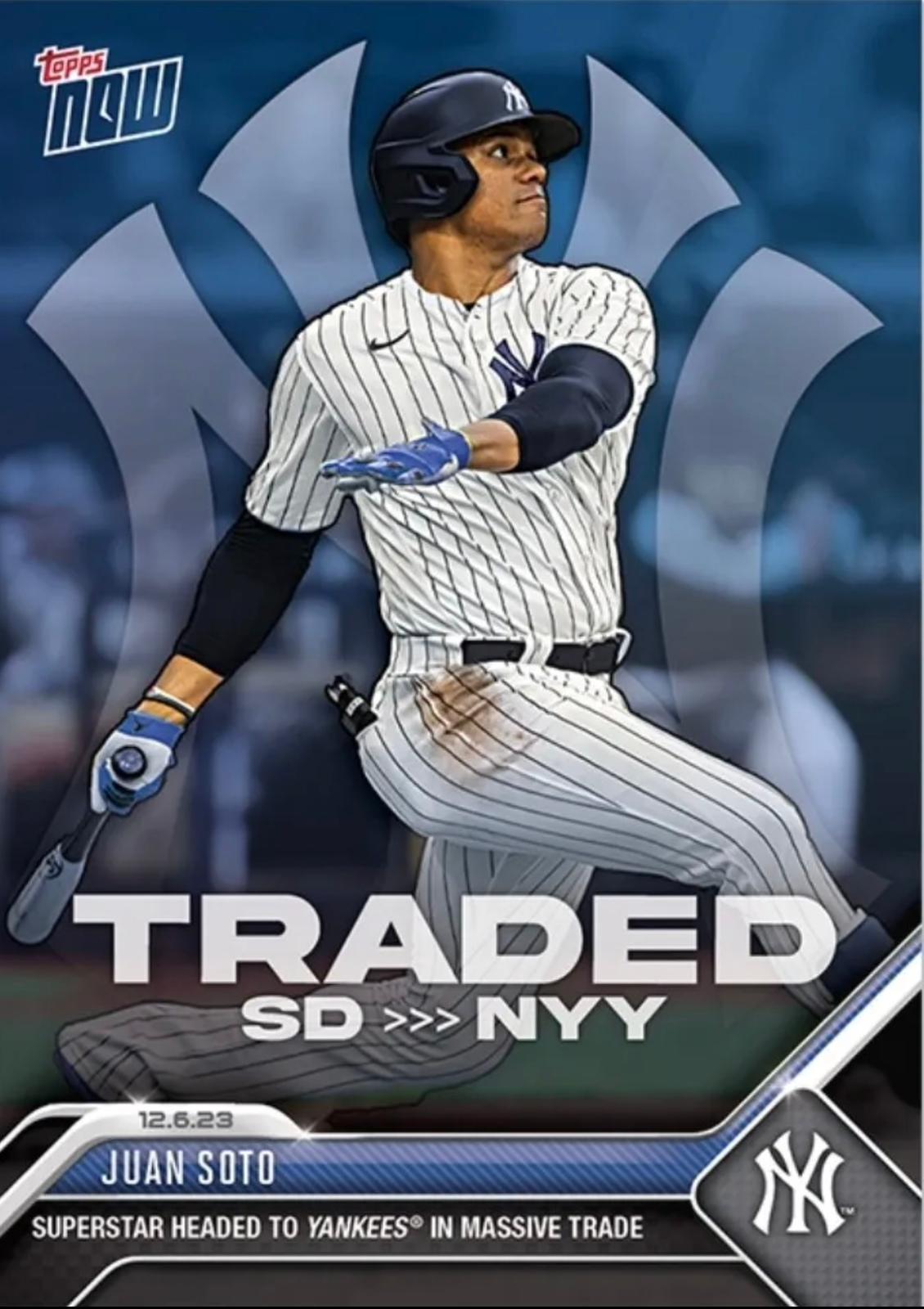 Juan Soto - 2023 - Topps Now MLB - #OS-20 - Dodgers - Traded LA Dodgers - World Trading Cards