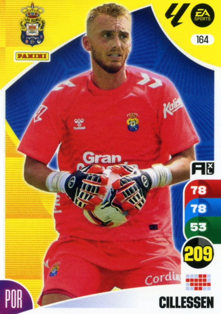 Panini Adrenalyn XL La Liga 2024/2025 - #164 - CILLESSEN - LAS PALMAS - 1ª Edición, Cromo RAW