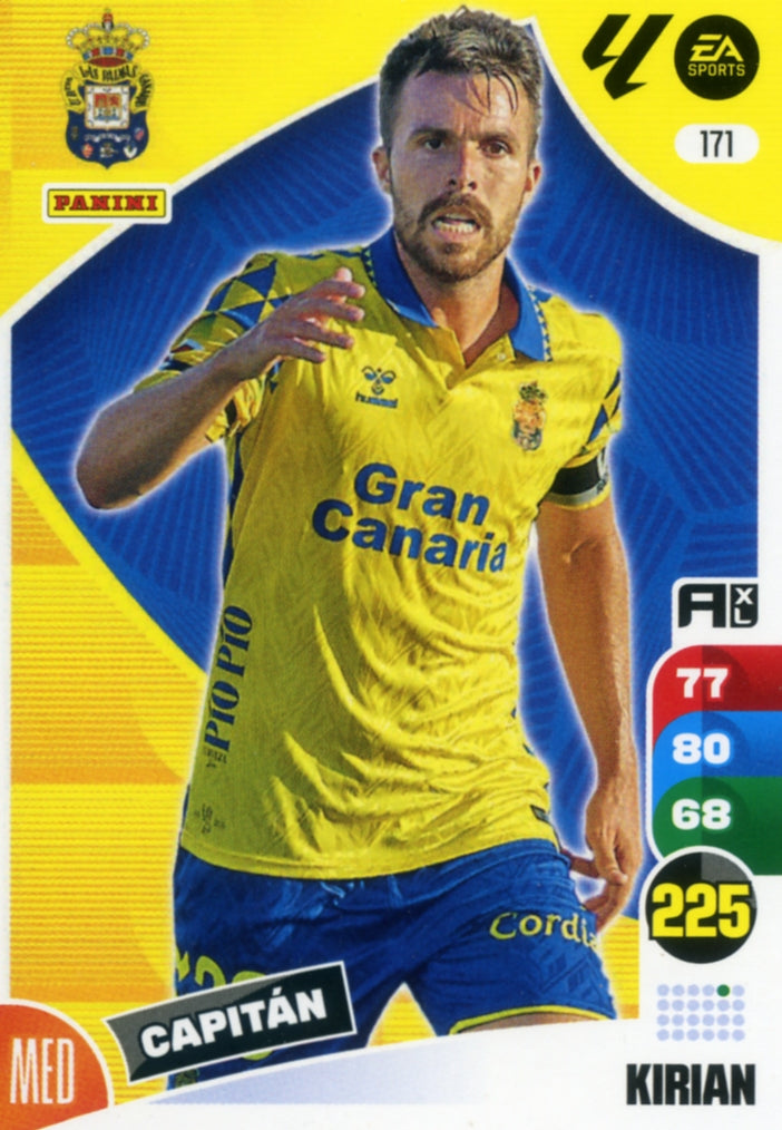 Panini Adrenalyn XL La Liga 2024/2025 - #171 - KIRIAN - LAS PALMAS - 1ª Edición, Cromo RAW