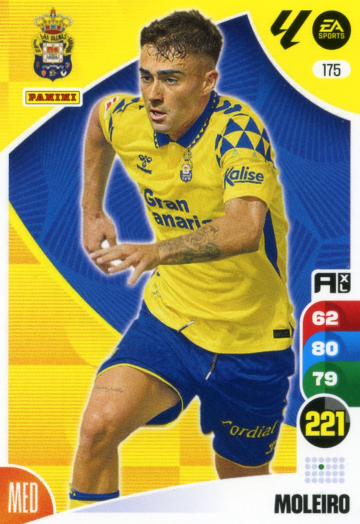 Panini Adrenalyn XL La Liga 2024/2025 - #175 - MOLEIRO - LAS PALMAS - 1ª Edición, Cromo RAW