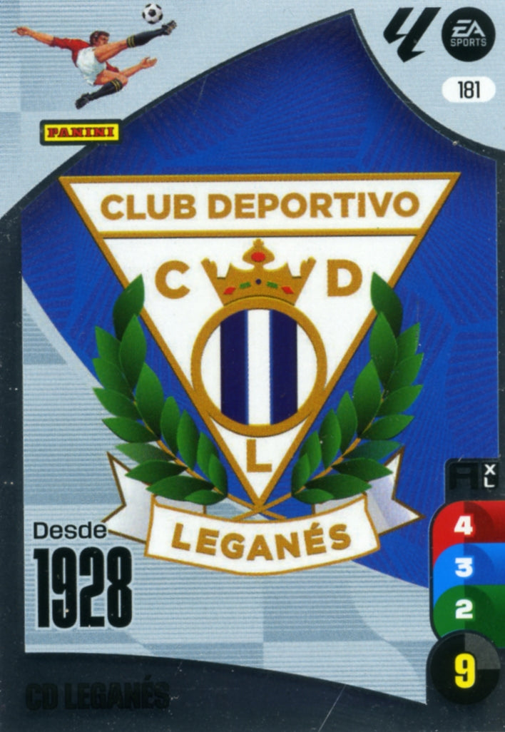 Panini Adrenalyn XL La Liga 2024/2025 - #181 - ESCUDO - LEGANÉS - 1ª Edición, Cromo RAW