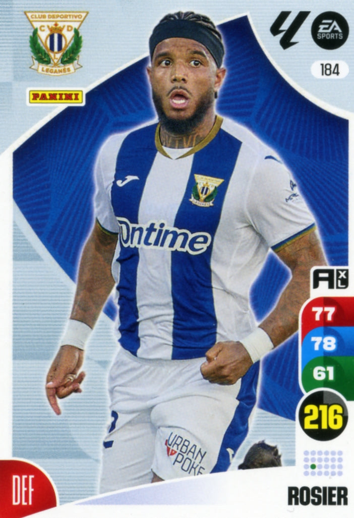 Panini Adrenalyn XL La Liga 2024/2025 - #184 - ROSIER - LEGANÉS - 1ª Edición, Cromo RAW