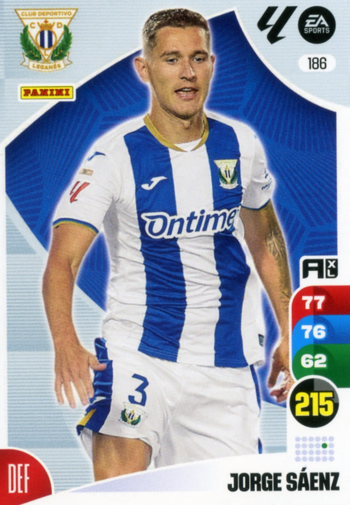 Panini Adrenalyn XL La Liga 2024/2025 - #186 - JORGE SÁENZ - LEGANÉS - 1ª Edición, Cromo RAW