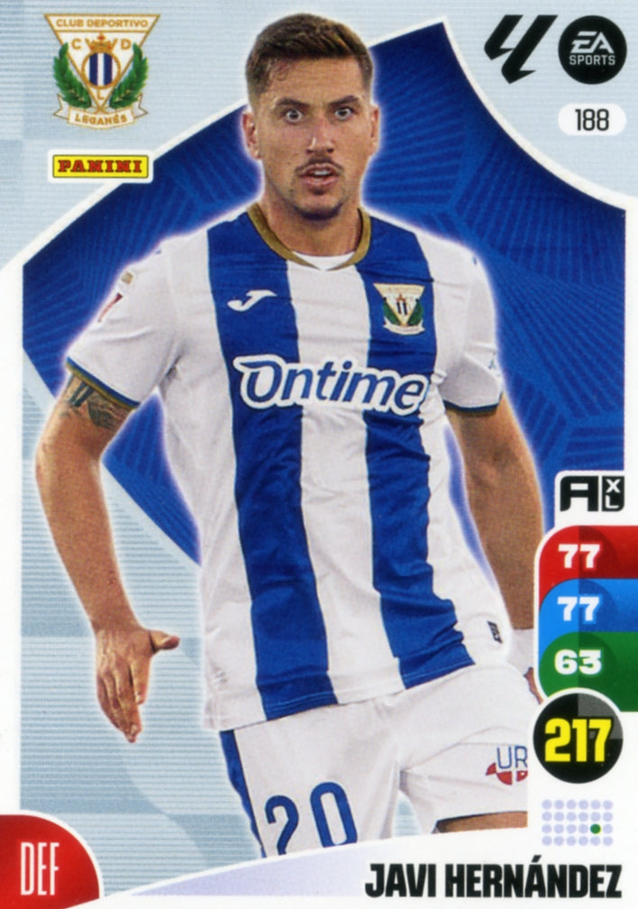 Panini Adrenalyn XL La Liga 2024/2025 - #188 - JAVI HERNÁNDEZ - LEGANÉS - 1ª Edición, Cromo RAW