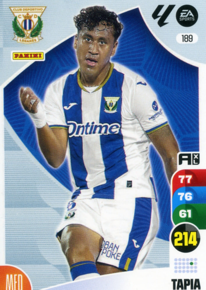 Panini Adrenalyn XL La Liga 2024/2025 - #189 - TAPIA - LEGANÉS - 1ª Edición, Cromo RAW