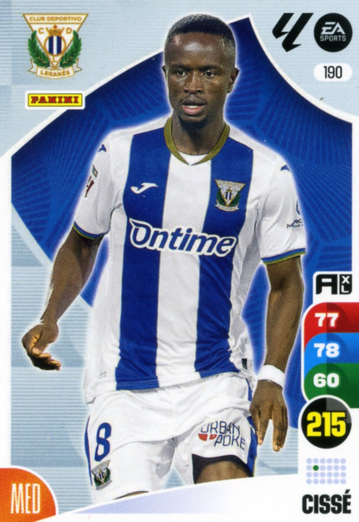 Panini Adrenalyn XL La Liga 2024/2025 - #190 - CISSÉ - LEGANÉS - 1ª Edición, Cromo RAW