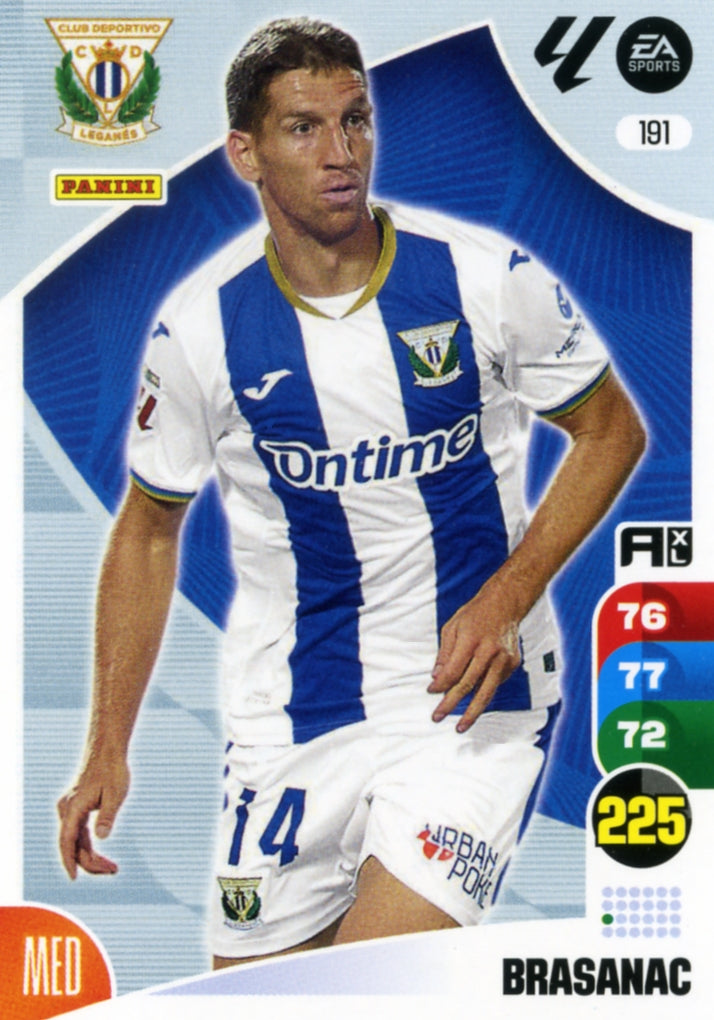 Panini Adrenalyn XL La Liga 2024/2025 - #191 - BRASANAC - LEGANÉS - 1ª Edición, Cromo RAW