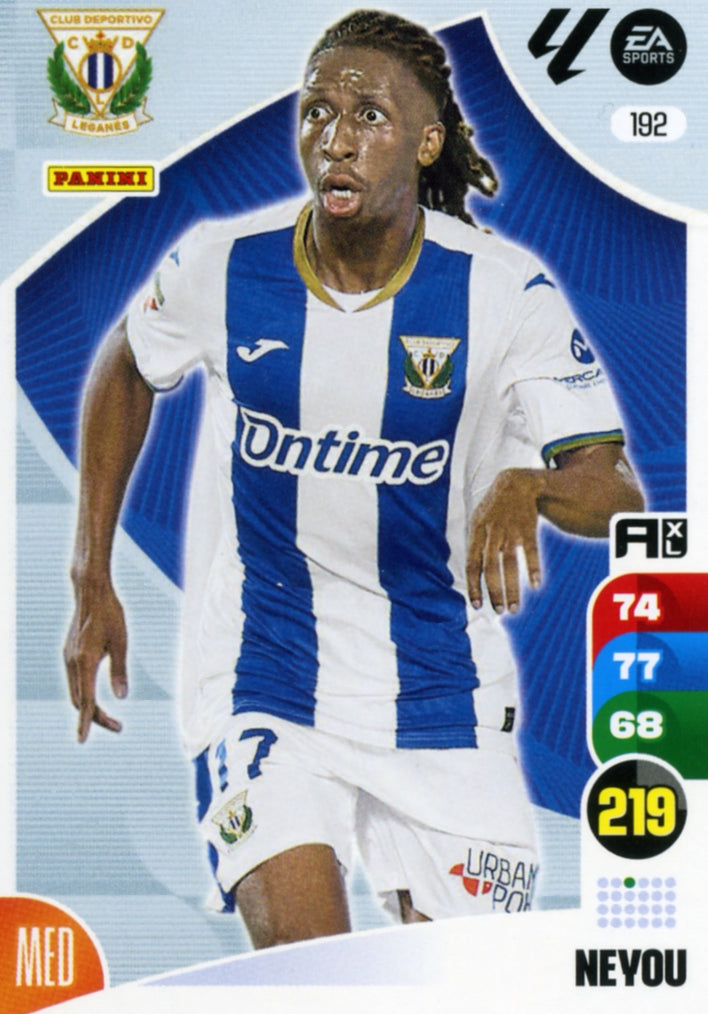 Panini Adrenalyn XL La Liga 2024/2025 - #192 - NEYOU - LEGANÉS - 1ª Edición, Cromo RAW