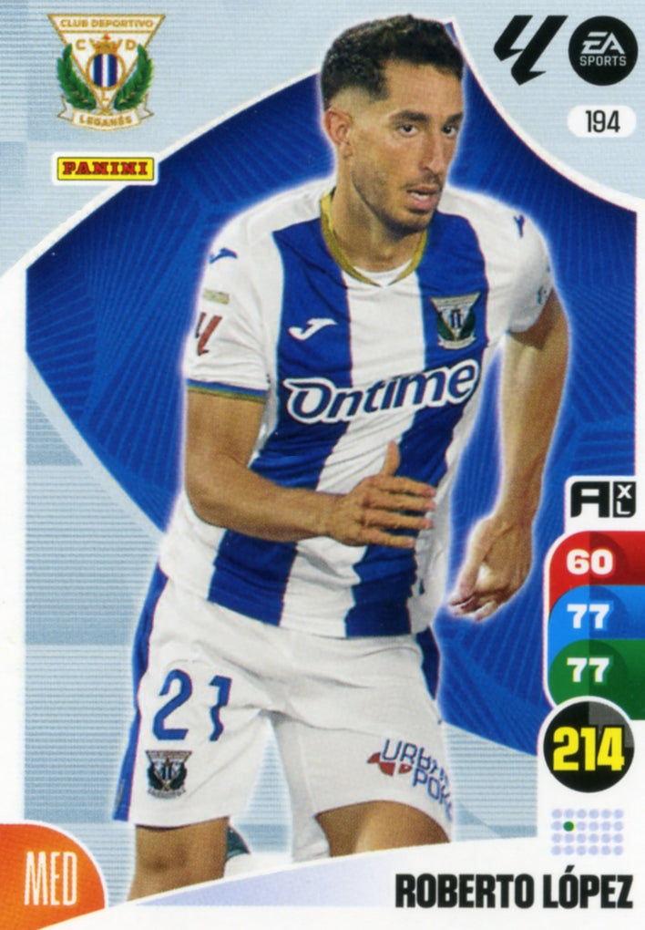 Panini Adrenalyn XL La Liga 2024/2025 - #194 - ROBERTO LÓPEZ - LEGANÉS - 1ª Edición, Cromo RAW