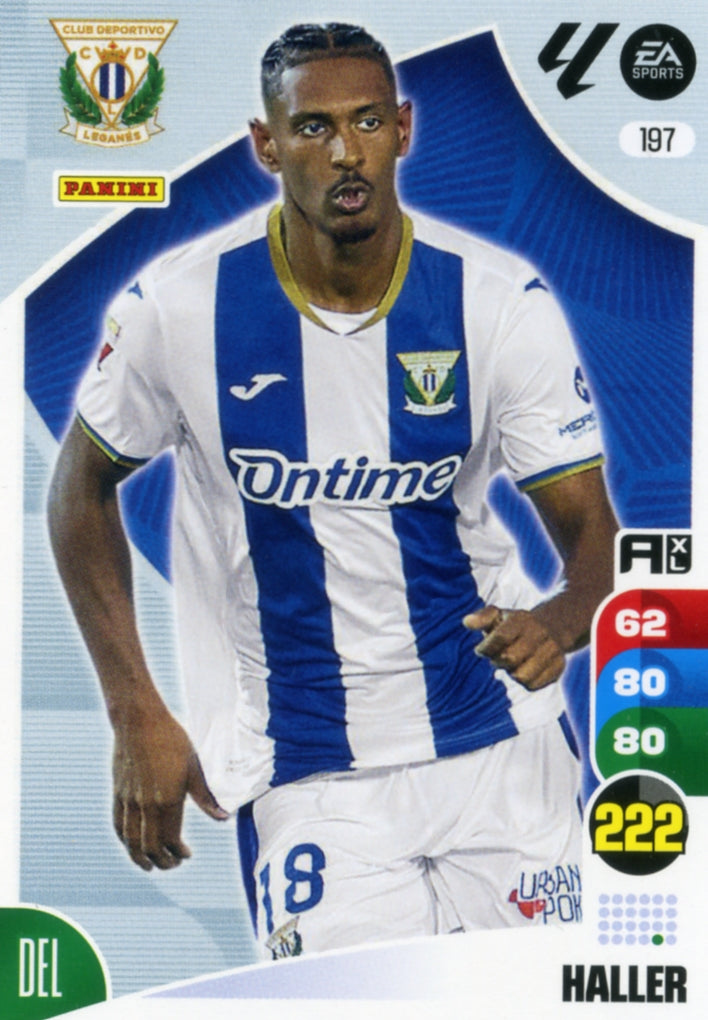 Panini Adrenalyn XL La Liga 2024/2025 - #197 - HALLER - LEGANÉS - 1ª Edición, Cromo RAW