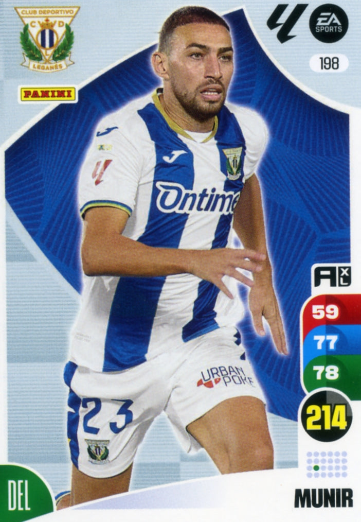 Panini Adrenalyn XL La Liga 2024/2025 - #198 - MUNIR - LEGANÉS - 1ª Edición, Cromo RAW