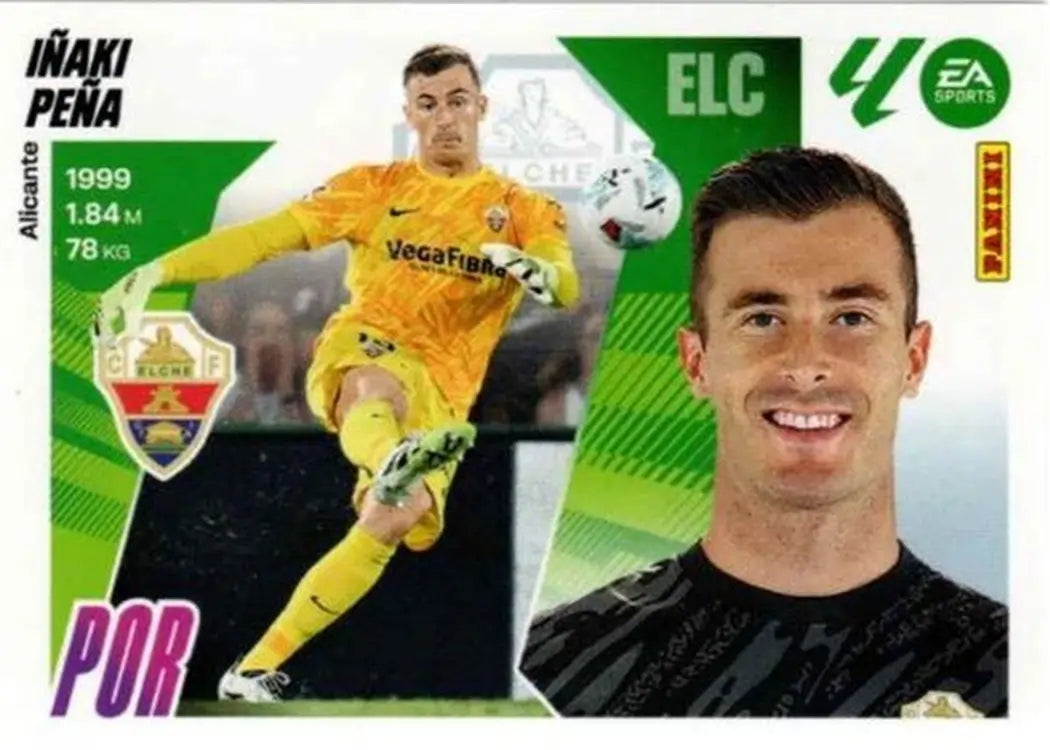 Iñaki Peña - Panini Liga Este - 2025-2026 - 4 Bis - 4ª Edicion - WTC