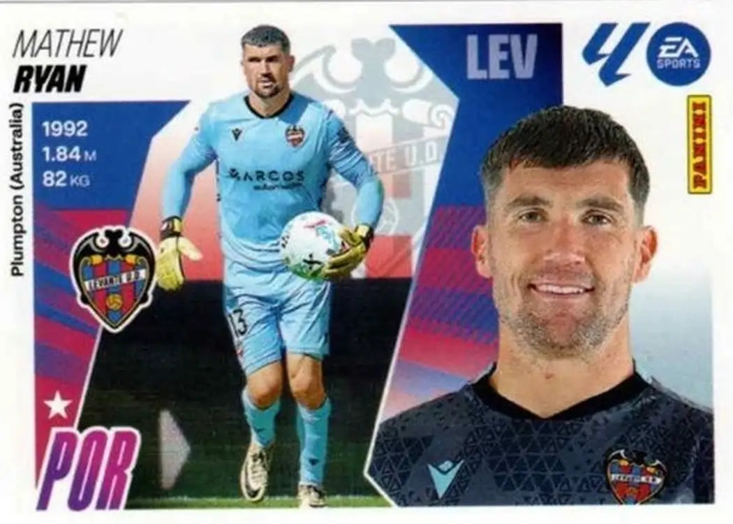 Ryan - Panini Liga Este - 2025-2026 - 4 Bis - 4ª Edicion - WTC