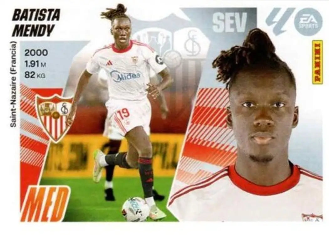 Batista Mendy - Panini Liga Este - 2025-2026 - UF62 - 4ª Edicion - Ultimos Fichajes