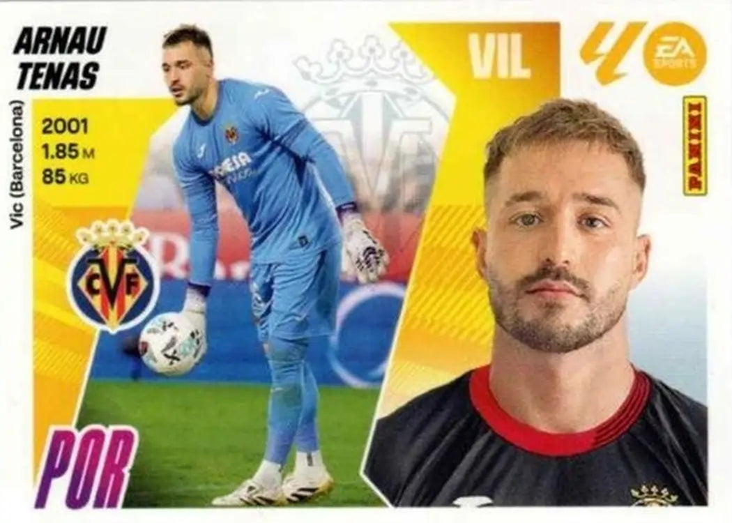 Arnau Tenas - Panini Liga Este - 2025-2026 - 4 Bis - 4ª Edicion - WTC