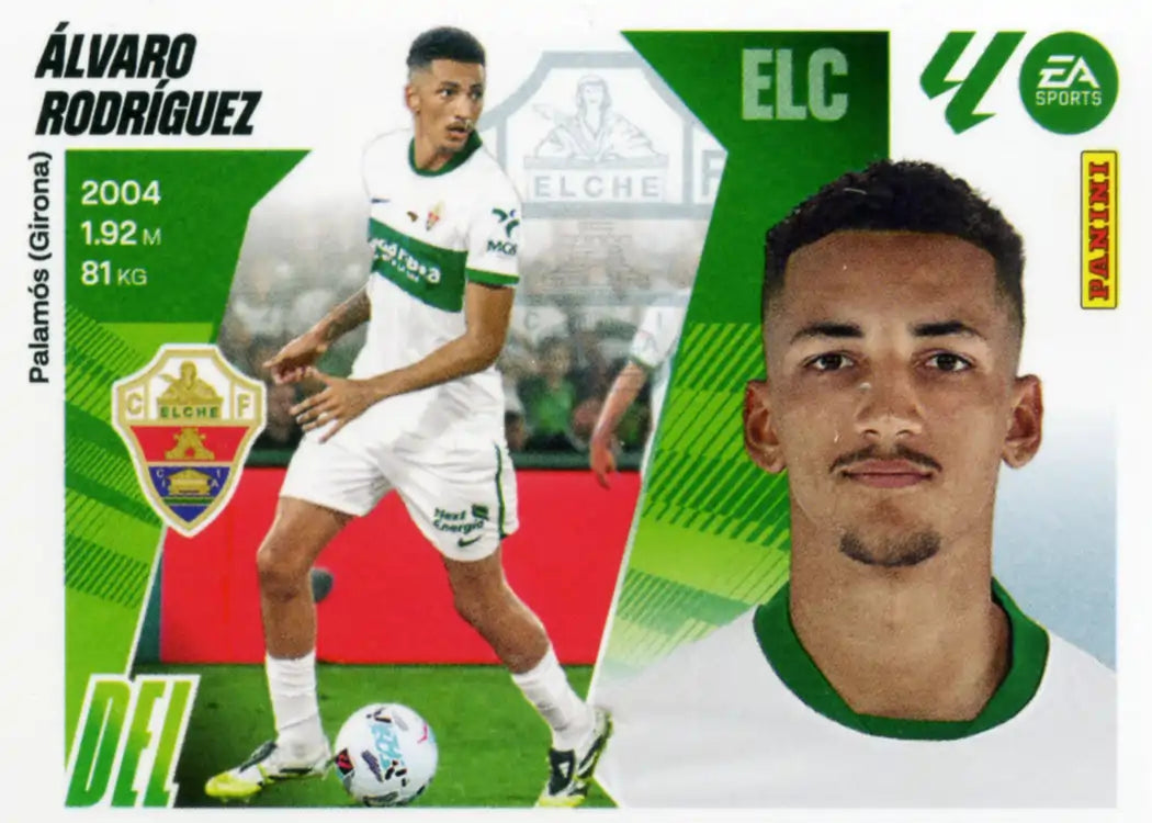 Cromo Trading Card Fútbol-Alvaro Rodriguez-Elche CF-Panini Liga Este 2025-2026-19Bis-Coloca