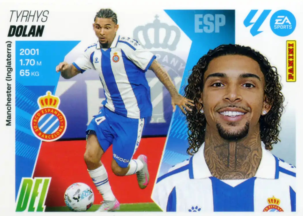 Cromo Trading Card Fútbol-Dolan-RCD Espanyol-Panini Liga Este 2025-2026-UF27-Últimos Fichajes