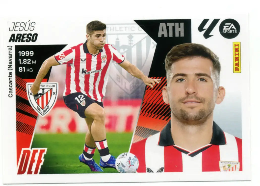 Cromo Trading Card Fútbol-Areso-Athletic Club-Panini Liga Este 2025-2026-UF32-Últimos Fichajes