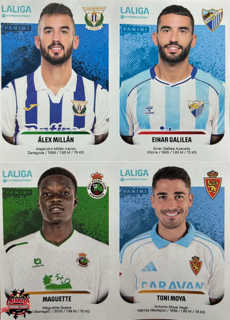 Cromos Lamina Actualización 2 - La Liga Hypermotionv - 2025-2026 - 4 Actualizaciones