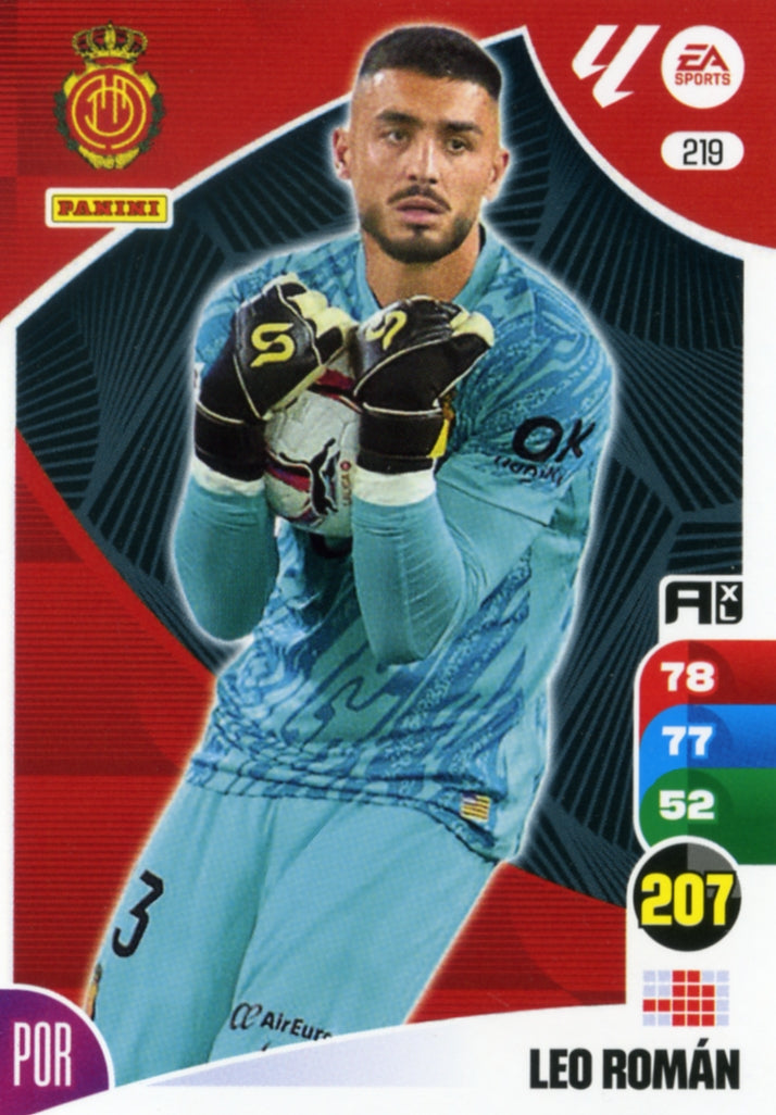 Panini Adrenalyn XL La Liga 2024/2025 - #219 - LEO ROMÁN - MALLORCA - 1ª Edición, Cromo RAW
