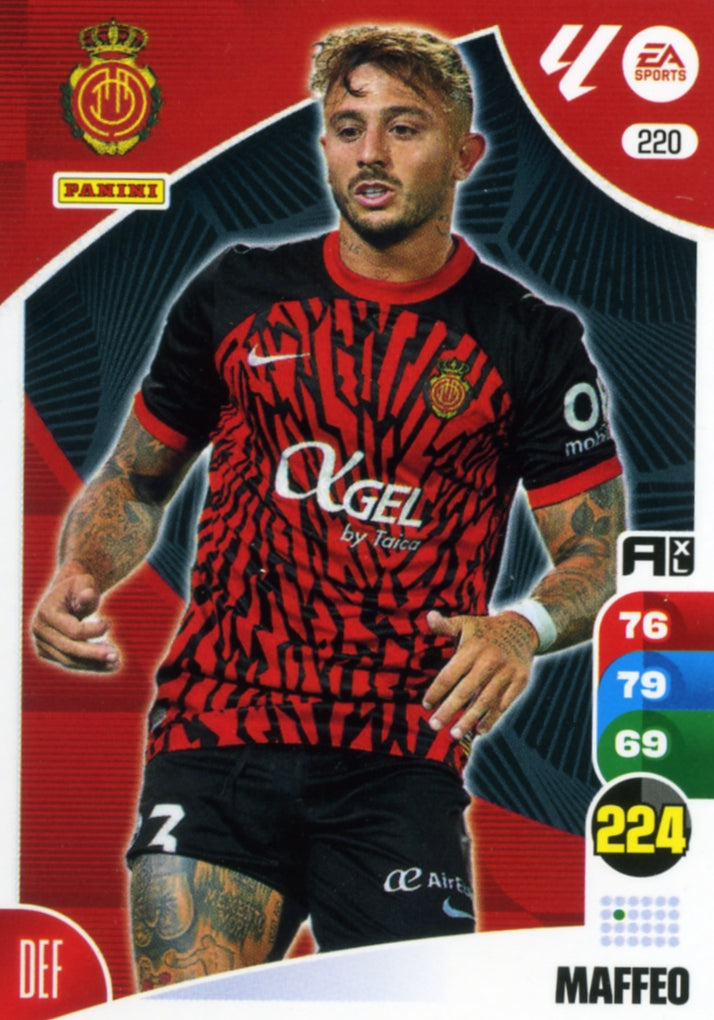 Panini Adrenalyn XL La Liga 2024/2025 - #220 - MAFFEO - MALLORCA - 1ª Edición, Cromo RAW