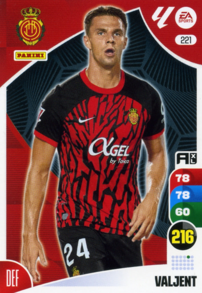 Panini Adrenalyn XL La Liga 2024/2025 - #221 - VALJENT - MALLORCA - 1ª Edición, Cromo RAW