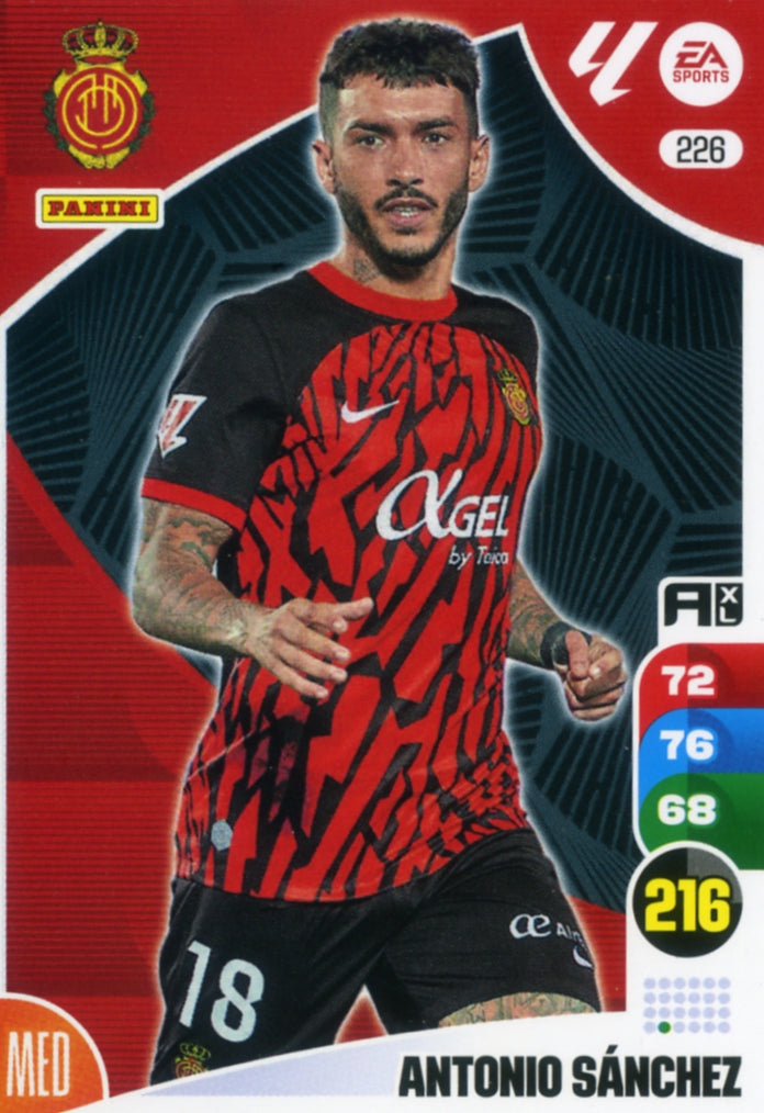 Panini Adrenalyn XL La Liga 2024/2025 - #226 - ANTONIO SANCHEZ - MALLORCA - 1ª Edición, Cromo RAW