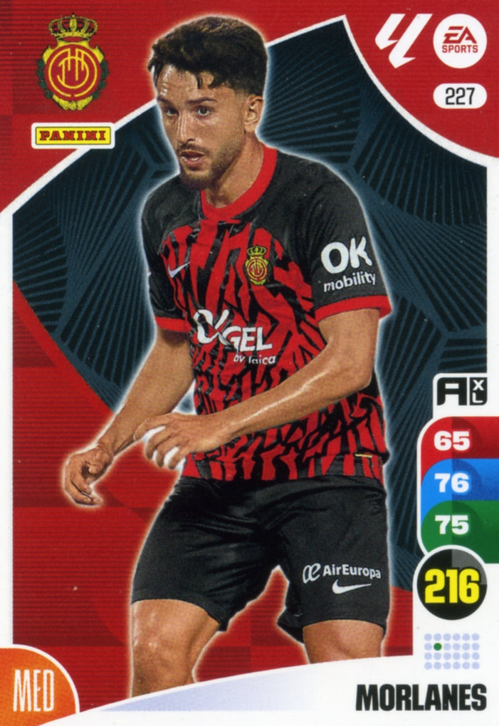 Panini Adrenalyn XL La Liga 2024/2025 - #227 - MORLANES - MALLORCA - 1ª Edición, Cromo RAW