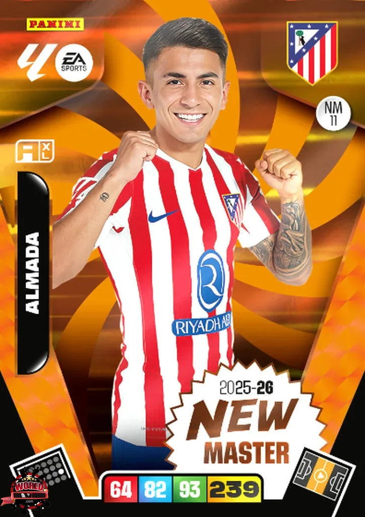 #NW/011 | Adrenalyn XL | La Liga | 2025-2026 | Almada | Atlético de Madrid | New Master