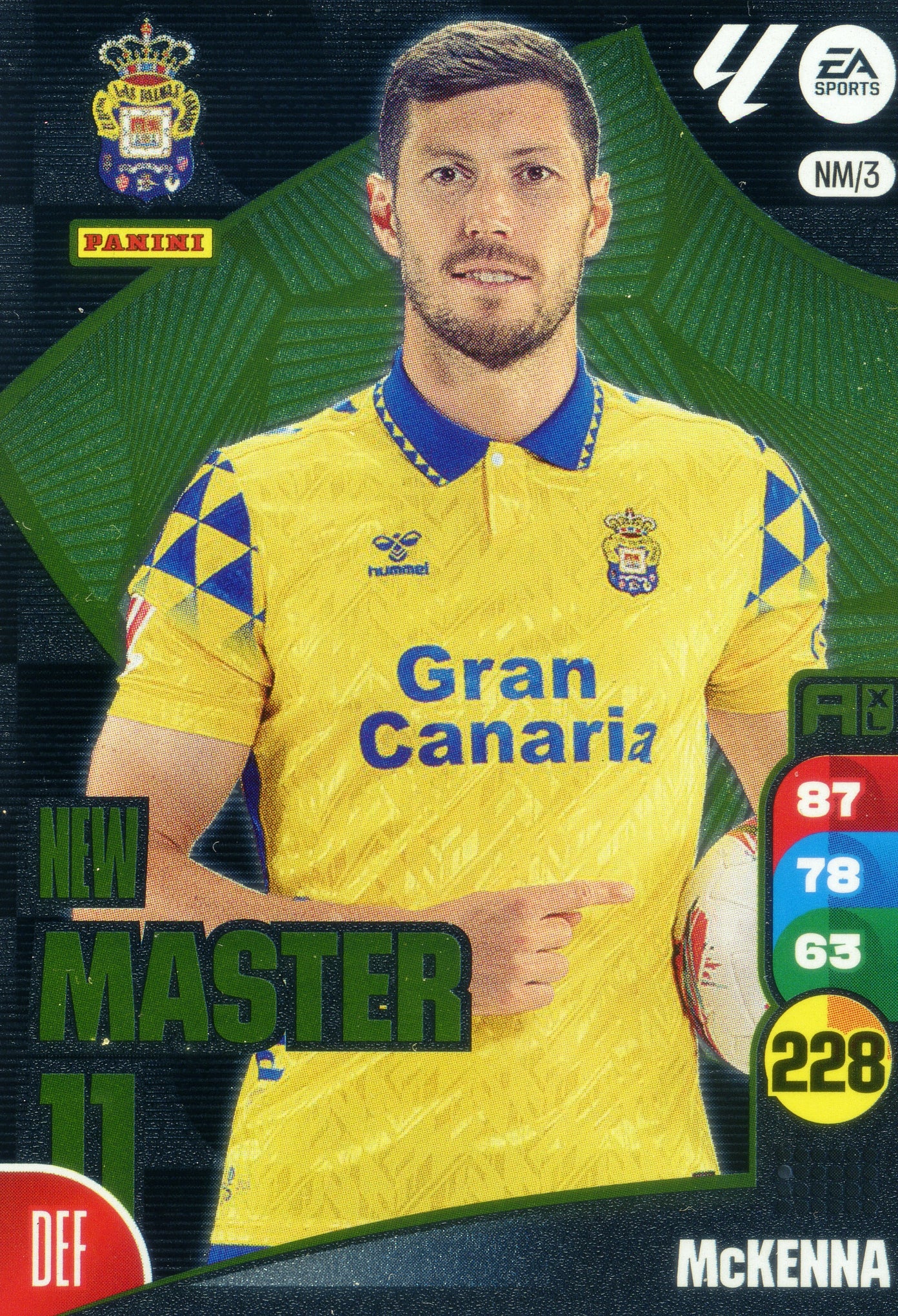 Panini Adrenalyn XL La Liga 2024/2025 - #NM/03 - NEW MASTER 11 - McKENNA - 1ª Edición, Cromo RAW