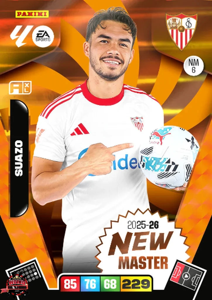 Suazo - Sevilla FC - Panini Adrenalyn XL - 2025-2026 - NW/6 - New Master